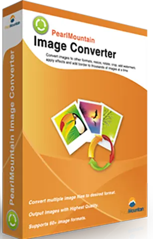 تبدیل فرمت عکس Pearl Mountain Image Converter این نرمافزار با امکان تبدیل دسته جمعی تصاویر، به شما کمک میکند تا در زمان خود صرفهجویی کنید