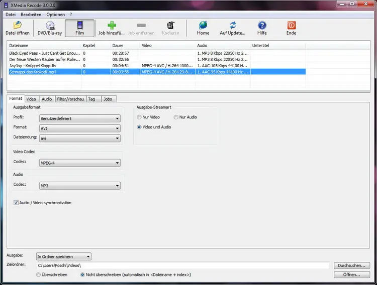 نرم افزار تبدیل فرمت ویدیویی و صوتی XMedia Recode 3.6.1.6 آنقدر آسان است که انگار در حال بازی هستی! فقط کافیه فایلهای مورد علاقهات